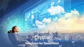  Presentation with business diversity wheel chair - Amazing PPT layouts having video earth - young businessman sitting in chair backdrop and a  colored foreground