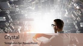  Presentation with guy nude chest - Audience pleasing presentation theme consisting of video games - gamer guy with joystick backdrop and a coral colored foreground