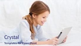  Presentation with new technology - Beautiful presentation design featuring rendering of a gaboon viper backdrop and a white colored foreground