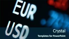  Presentation with exchange rates - Theme enhanced with video shows exchange rates background and a ocean colored foreground