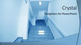  Presentation with video surveillance - Amazing PPT theme having video surveillance - image of security camera backdrop and a light blue colored foreground