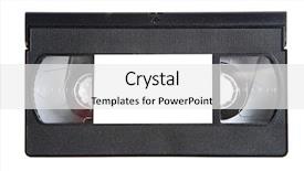  Presentation with black white program - Cool new presentation theme with video tapte - black videotape backdrop and a white colored foreground