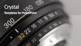  Presentation with target - Beautiful presentation design featuring cleaning of the hard disc isolated on white backdrop and a light gray colored foreground