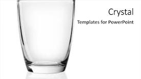  Presentation with kid water glass - Slide set consisting of vidrio - glass of water isolated background and a  colored foreground