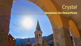  Presentation with village - Cool new presentation with vielha-also-viella-village backdrop and a tawny brown colored foreground