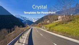  Presentation with village - PPT layouts consisting of vielha-also-viella-village background and a teal colored foreground