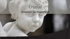  Presentation with angels - Theme having vienna angels background and a light gray colored foreground