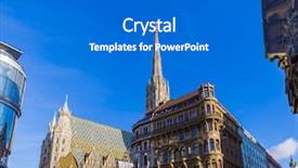  Presentation with vienna - Slides with vienna austria - cityscape architecture background background and a gray colored foreground