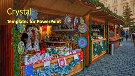  Presentation with vienna - Slide set consisting of vienna-austria-december-04-2019 background and a tawny brown colored foreground