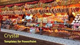  Presentation with capital market - Slide deck enhanced with vienna-austria-december-04-2019 background and a tawny brown colored foreground