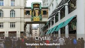  Presentation with vienna - PPT theme featuring vienna-austria-december-29-2016 background and a gray colored foreground
