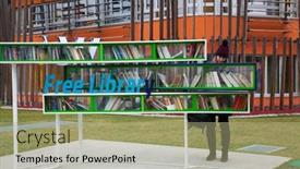  Presentation with economics - Theme having vienna-austria-january-15-2018 background and a mint green colored foreground