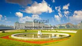  Presentation with vienna - Slide set featuring vienna-austria-may-2016-belvedere background and a light blue colored foreground