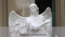  Presentation with vienna - Cool new PPT theme with vienna-austria-october-10-angel backdrop and a light gray colored foreground