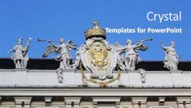  Presentation with vienna - PPT theme having vienna-austria-october-10-architectural background and a teal colored foreground