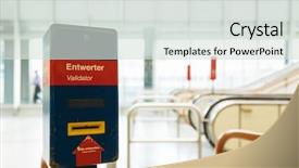  Presentation with vienna - PPT theme consisting of vienna city background - convalidator and passage in subay background and a  colored foreground