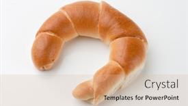  Presentation with breakfast - Slide set featuring viennese-crescents-rolls-for-breakfast background and a coral colored foreground