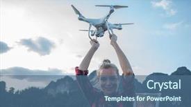  Presentation with vietnam - Cool new PPT theme with vietnam jungle - woman sitting in wood long backdrop and a ocean colored foreground