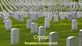  Presentation with virginia - PPT theme enhanced with vietnam war - arlington national cemetery in arlington background and a tawny brown colored foreground