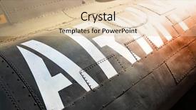  Presentation with helicopter - PPT theme with vietnam war - army marking on the side background and a lemonade colored foreground