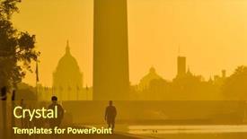  Presentation with vietnam war - Presentation theme consisting of vietnam war - man silhouette in a misty background and a tawny brown colored foreground