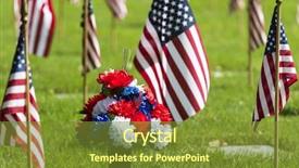  Presentation with vietnam war - Slides having vietnam war - veterans cemetery memorial celebration background and a tawny brown colored foreground