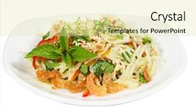  Presentation with shrimp - PPT theme enhanced with vietnamese culture - lagenaria vulgari mixed with dried background and a blonde colored foreground