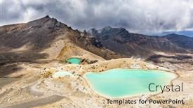  Presentation with amsterdam historical beautiful view - Amazing presentation theme having view-at-beautiful-emerald-lakes backdrop and a lemonade colored foreground