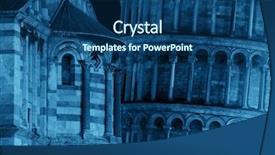  Presentation with tower - Presentation featuring view at night in pisa background and a ocean colored foreground