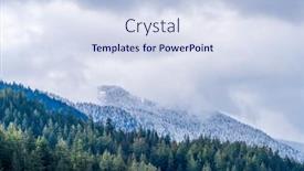  Presentation with british columbia canada - Amazing slide set having view-at-snow-mountains backdrop and a sky blue colored foreground