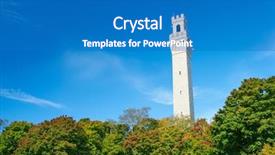  Presentation with pilgrim - PPT layouts having view at the pilgrim monument background and a teal colored foreground