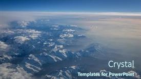  Presentation with mountain view - Colorful slide set enhanced with view-from-a-cockpit backdrop and a ocean colored foreground