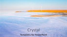  Presentation with bird eye view - Slides featuring view-from-a-drone background and a light blue colored foreground