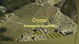  Presentation with lost - Presentation featuring view from above background and a tawny brown colored foreground