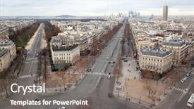  Presentation with arc de triomphe - Amazing presentation having view from arc de triomphe backdrop and a  colored foreground