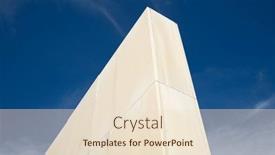  Presentation with blue marble - PPT theme having view-from-below background and a lemonade colored foreground