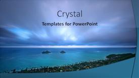  Presentation with ahu - Colorful slide deck enhanced with view-from-pillbox-trail backdrop and a light blue colored foreground