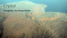  Presentation with flight - Amazing slide set having view-from-the-airplane-window backdrop and a arctic colored foreground