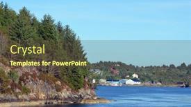  Presentation with scandinavia - PPT layouts featuring view-from-the-board background and a tawny brown colored foreground