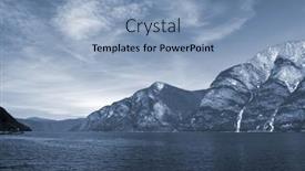  Presentation with scandinavia - Slide set featuring view-from-the-board background and a light blue colored foreground