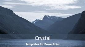  Presentation with scandinavia - Presentation design consisting of view-from-the-board background and a  colored foreground