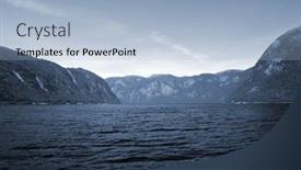  Presentation with scandinavia - Slides consisting of view-from-the-board background and a light blue colored foreground