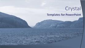  Presentation with scandinavia - Presentation featuring view-from-the-board background and a sky blue colored foreground