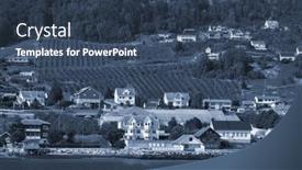  Presentation with scandinavia - Presentation theme enhanced with view-from-the-board background and a ocean colored foreground