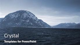  Presentation with scandinavia - Presentation with view-from-the-board background and a  colored foreground