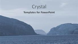  Presentation with scandinavia - Presentation theme consisting of view-from-the-board background and a  colored foreground