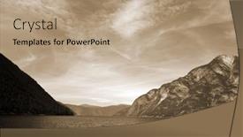  Presentation with scandinavia - Slides featuring view-from-the-board background and a coral colored foreground