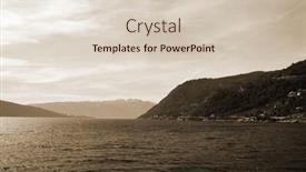  Presentation with scandinavia - Presentation theme with view-from-the-board background and a lemonade colored foreground