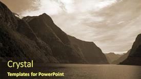  Presentation with scandinavia - Presentation design having view-from-the-board background and a tawny brown colored foreground