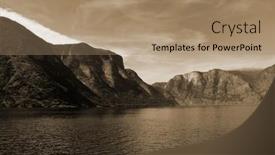  Presentation with scandinavia - Slide deck enhanced with view-from-the-board background and a coral colored foreground